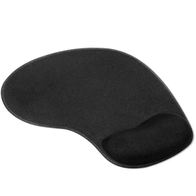 Image de TRIXES Coussin de Confort en Caoutchouc Noir Poignet Gel Reste Soutien Souris Tapis
