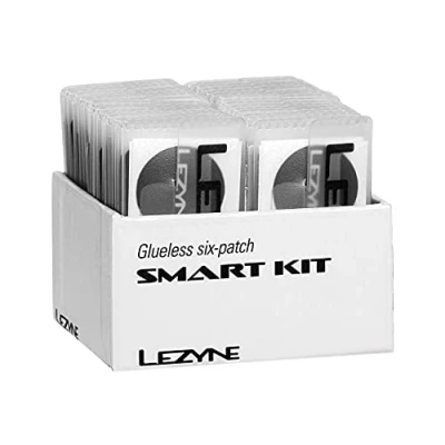 Image de LEZYNE Reparaturset Smart Kit Display 6 Schlauchflicken, 1 Anrauher Reifenflicken RUSTINES Mixte, Transparent, 34 STK