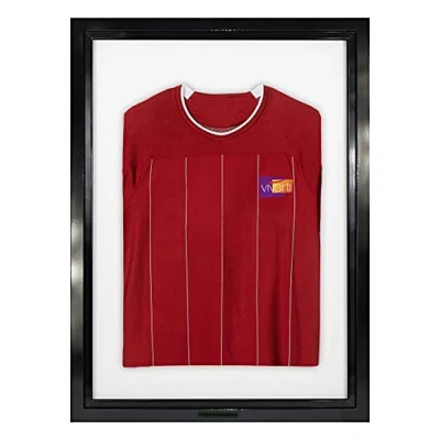 Image de Vivarti cadre de présentation pour maillot sport junior standard 50 x 70 cm noir brillant, intérieur noir, carte blanche
