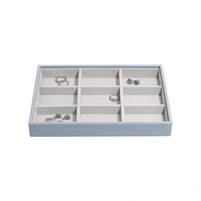 Image de Stackers Boucles d&#039;oreilles classiques Bleu foncé
