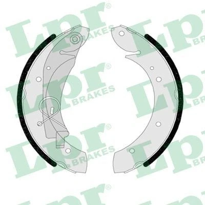 Image de KAWE 07420 Mâchoires De frein 228mm 41,5, 40mm avec levier à main CITROËN: Berlingo / First I, Xsara Picasso