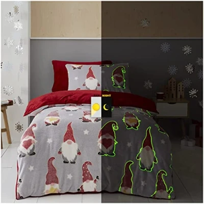 Image de GC GAVENO CAVAILIA Parure de lit en Polaire Chaude et Douillette pour Simple Brille dans Le Noir Anthracite