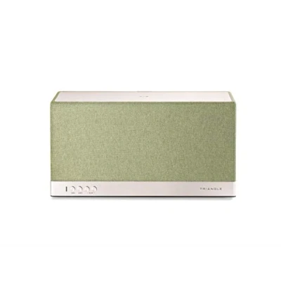 Image de Triangle Enceinte connectée AIO 3 Tout en Un Compatible Bluetooth, Wi FI &amp; Multiroom sans Fil Audio HD Entrée Optique 2X 45W 360 x 195 150 mm Vert Anis