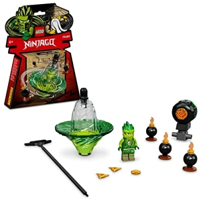 Image de Lego 70689 Ninjago L’Entraînement Ninja Spinjitzu de Lloyd, Toupie Jouet pour Les Enfants 6 Ans et Plus avec Minifigure Idée Cadeau
