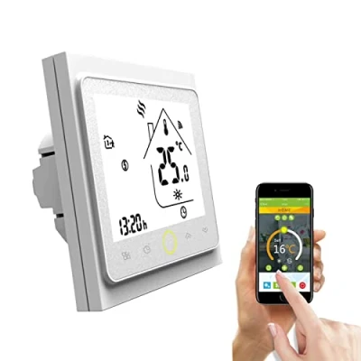 Image de Le contrôleur de température d&#039;affichage à cristaux liquides thermostat l&#039;eau programmable Wifi Compatible avec Alexa Google Home 3A