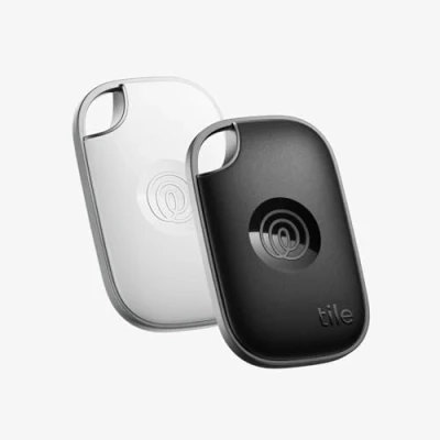 Image de Tile by Life360 Pro (2024) Tracker Bluetooth puissant, détecteur de clés et localisateur d&#039;objets pour clés, sacs &amp; autres. Compatible avec iOS Android. téléphone. Lot 2 (Noir/Blanc)