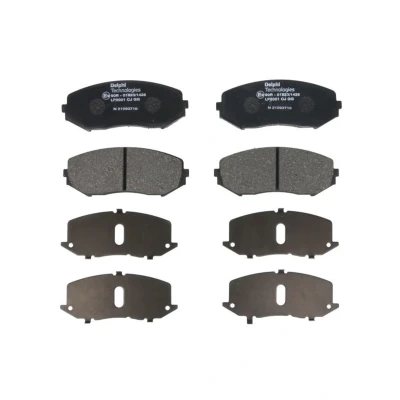 Image de DELPHI LP2001 Jeu de plaquettes frein avec indicateur d&#039;usure tôle anti bruit accessoires SUZUKI: Grand Vitara 2 SUV