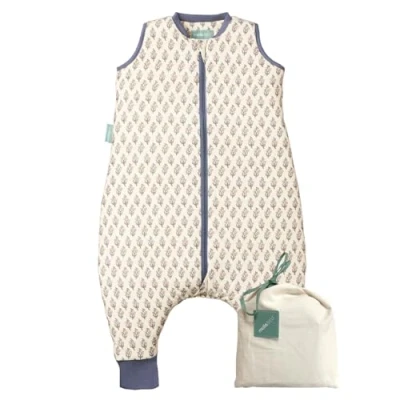 Image de molis&amp;co Gigoteuse pour bébé avec Pieds Tog 2.5 Turbulette Hiver Bébé, Fille Garçon 100% Coton (certifiée Oeko TEX) Wild Lily (6 Mois)