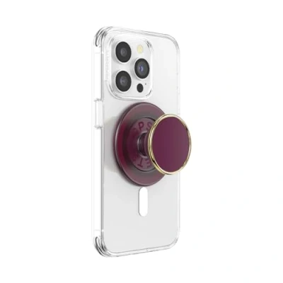 Image de PopSockets Poignée pour MagSafe Enamel Rouge Wine