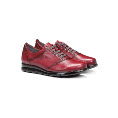 Image de Fluchos Baskets basses, Femme, Taille: 38, Red Cuir