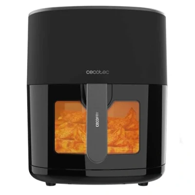 Image de Cecotec Friteuse sans Huile de 6,5 L Cecofry Fantastik Window 6500 Fenêtre. Air Fryer 1700W, Technologie PerfectCook, 12 Modes Cuisson, Tactile, Réglable 80 200ºC, Fenêtre, Jusqu&#039;à 60 min