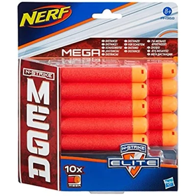 Image de Nerf A4368E240 Jeu de Plein Air Mega Elite Recharges fléchettes Centurion X10