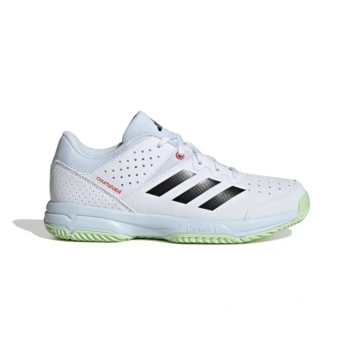 Image de adidas Performance Court Chaussures de running stables cloud white core black semi green spark pour enfants, Taille: 38 2/3