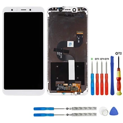 Image de swark Écran LCD compatible avec Xiaomi Mi A2 / 6X tactile Digitizer Assembly Verre + Outils (blanc cadre)