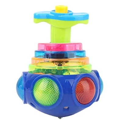 Image de fanelod Toupie Lumineuse LED Shining Music Toys pour Light Up Clignotant Toupies, Gyroscope Jouet, Toupies Jouet pour, Favors
