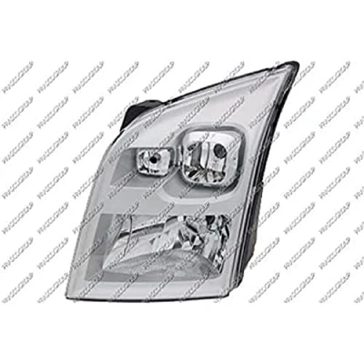Image de PRASCO FD9124804 Phares gauche H4 limpide pour circulation à droite avec moteur électrique sans commande correcteur de site projecteur