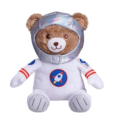 Image de Pioupiou et Merveilles Les Gaston Metiers Peluche Astronaute pour rêveurs passionés d&#039;astronomie Costume coloré Lumineux 40 cm de Hauteur 16664