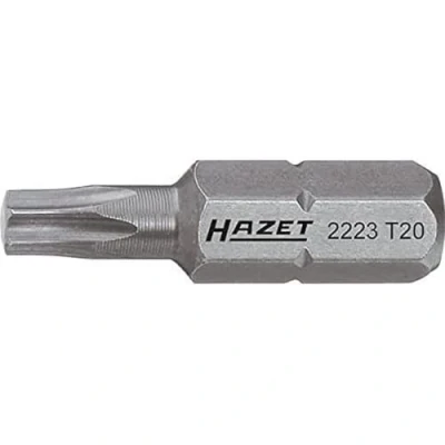 Image de HAZET 2223 T8 Bit pour tournevis Acier de molybdène chrom nickel TORX