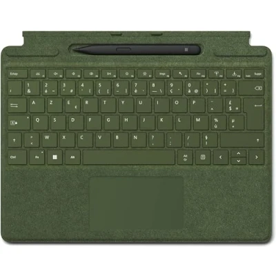 Image de Microsoft Surface clavier Signature Keyboard Vert Forêt + Stylet Slim Pen 2, compatible Pro 8, 9 et X (Clavier AZERTY)
