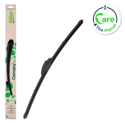 Image de Balai d&#039;essuie glace Valeo Canopy 583910 550mm plat, caoutchouc d&#039;essuyage composé de &gt;80 % matériaux durabl.