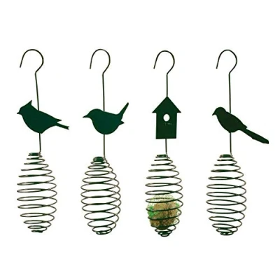Image de Esschert Design Futterfeder, Vogelfutter Spirale, Halterung für Futterball oder Futterkugel, sortiert, 1 Stück
