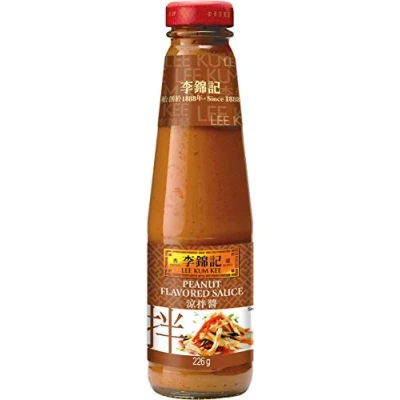 Image de sauce saveur Cacahuètes 226g Peanut flavour Marque Lee Kum Kee (1 bouteille)