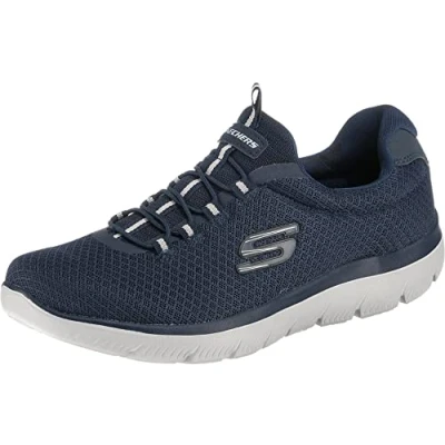 Image de Skechers Homme Summits Sneaker Basse, Navy Mesh/Trim, 39 EU