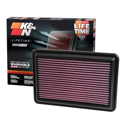 Image de K&amp;N 33 5016 Filtre à Air du Moteur: Haute Performance, Premium, Lavable, de Remplacement, Plus Pouvoir, 2014 2019 (Rogue, Qashqai, X Trail, Kadjar, Koleos, QM6)