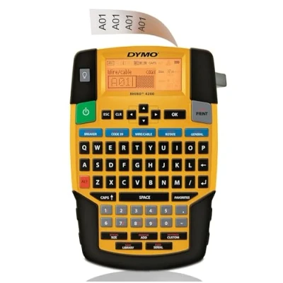 Image de Kit mallette DYMO Rhino Clavier QWERTY Jaune