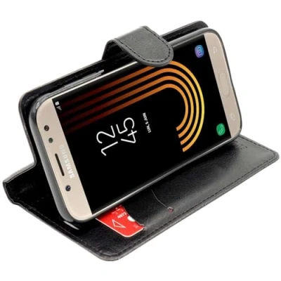 Image de ebestStar Coque Compatible avec Samsung J5 2017 Galaxy SM J530F Etui PU Cuir Housse Portefeuille Porte Cartes Support Stand, Noir [Appareil: 146.2 x 71.3 7.9mm, 5.2&#039;&#039;]