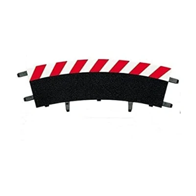 Image de Carrera rail et accessoire pour circuit 20020562 1/24 1/32 Evolution Digital 132 124 Bordures extérieures les courbes 2/30 (6), embouts (2)