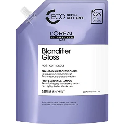 Image de Loreal Blondifier Gloss Shampooing Recharge 1500 ml