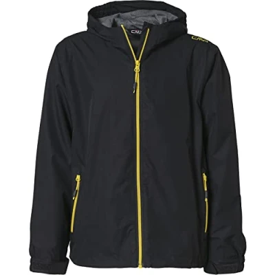 Image de CMP Garçon Windproof And Waterproof Rain Jacket Wp 10.000 Veste, Anthracite Lemonade, 116 EU
