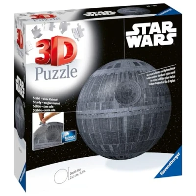 Image de Ravensburger Puzzle 3D Ball Etoile de la mort / Star Wars A partir 10 ans 540 pièces numérotées à assembler sans colle Accessoires suspension inclus 11555