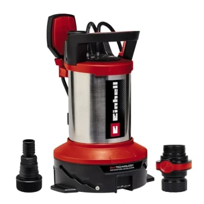 Image de Einhell Pompe d&#039;évacuation 2en1 pour eaux chargées et claires Aquasensor GE DP 7535 N LL Eco (750 W, Power, Profondeur d&#039;immersion 7 m, Corps en PVC INOX )