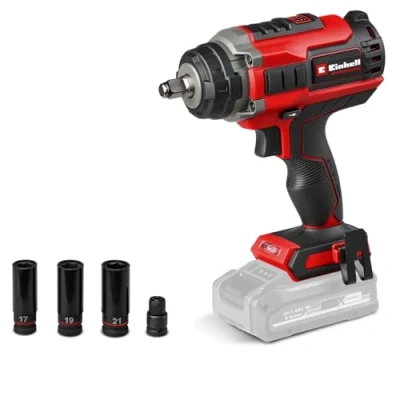 Image de Einhell Professional Boulonneuse sans fil IMPAXXO 18/400 Power X Change (18 V, 400 Nm, engrenage à 3 vitesses, moteur charbon) Livrée batterie ni chargeur