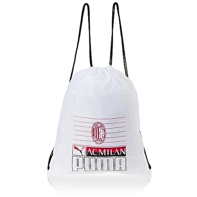 Image de AC Milan 079050 ftblCore Gymsack Bag Unisex White Tango Red OSFA