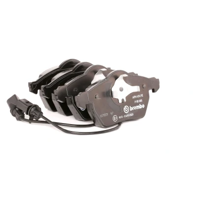 Image de BREMBO P 85 085 Jeu de plaquettes frein PRIME LINE Ring contact signal d&#039;usure inclus avec clip piston sans accessoires AUDI: A4 B6 Berline