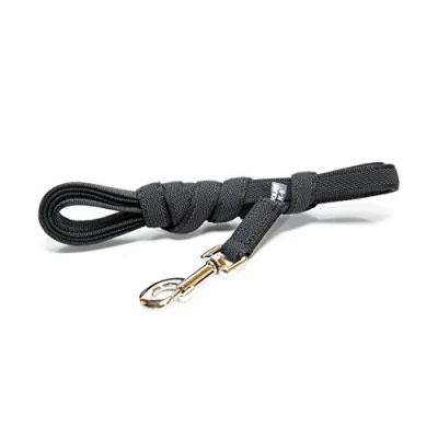 Image de JULIUS K 9 Correa IDC Color and Gray, Tissu, Noir Gris, 14 mm x 3 m