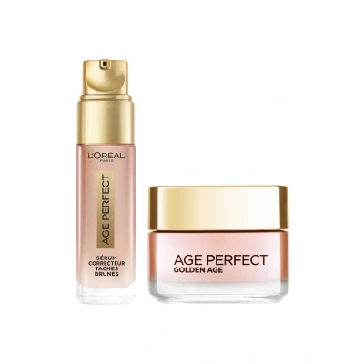 Image de L&#039;Oréal Paris Routine SÉRUM Correcteur Taches Brunes &amp; SOIN JOUR Refortifiant Set de soins du visage, Femme, Taille: One Size, Transparent