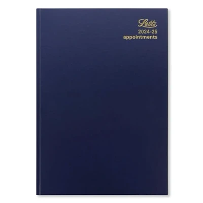 Image de Letts of London Agenda scolaire 2024/2025 format A4 avec rendez vous Bleu