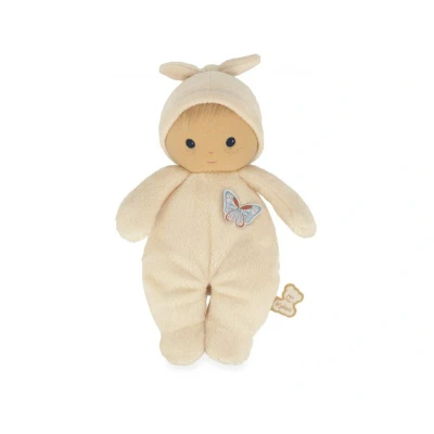 Image de KALOO Poupon Très Doux et Moelleux pour Bébé Corps Souple Tendre en Tissu Couleur Crème 24cm Lavable Dès la Naissance K222000