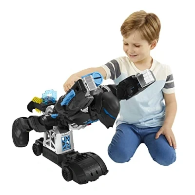 Image de Fisher Price HBV67 Imaginext DC Super Friends Batbot 2 en 1 Batman Kit de Jeu avec Robots, lumières et Sons, Jouet pour Enfants à partir 3 Ans