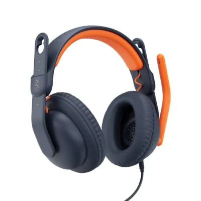 Image de Écouteurs remplacement filaire USB C Logitech Zone Learn Wired Over Ear Headset for Learners, écouteurs