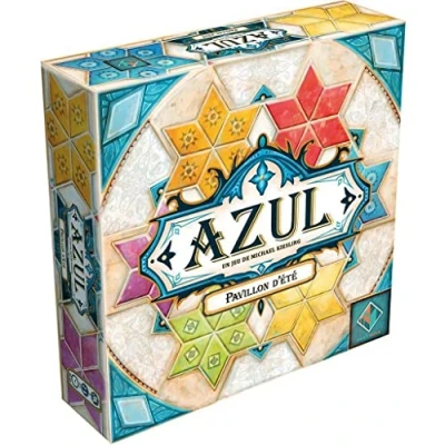 Image de Asmodee Plan B Games AZUL: PAVILLON D&#039;ETE Jeu De Société Pour Enfants dès 8 Ans Coloré Et Stratégique Inspiré L’Art Portugais 2 À 4 Joueurs 30 45 Min Version Française
