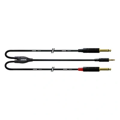 Image de Câble adaptateur en Y Cordial CFY 3 WPP LONG jack stéréo 3,5 mm 2 prises mono 6,3 m
