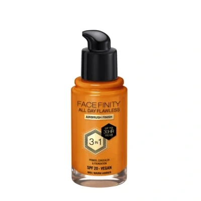 Image de Max Factor Facefinity All Day Flawless 3 In 1 Foundation W91 warm Amber 30 Ml Mujer
