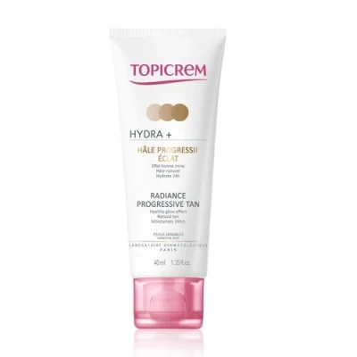 Image de Topicrem Crème de jour Soin visage Hydra+ Hâle progressif éclat