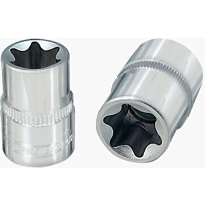 Image de KS TOOLS 918.4352 Clé à douille DIN3120, ISO1174 E12 Acier chrome vanadium Torx extérieur, Profilé en E moleté