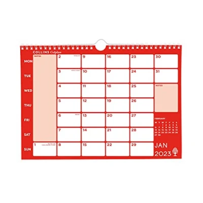 Image de Collins Colplan CMCA4 23 Calendrier mémo 2023 Format A4